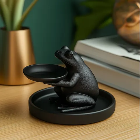 Frog In Plate — 3D printed animal tray