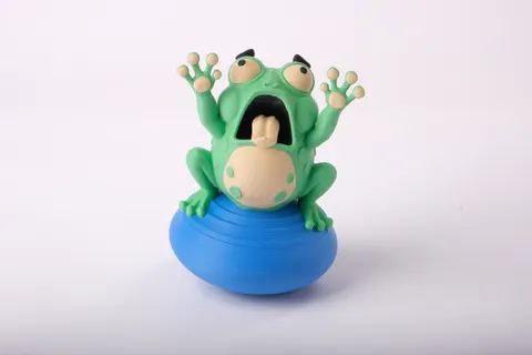 Frog Wobbly Toy Cute Balance Fidget Figure — 3D printed fidget toy