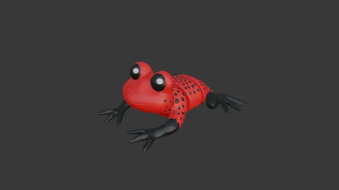 Frog2 — 3D printed animal figurine