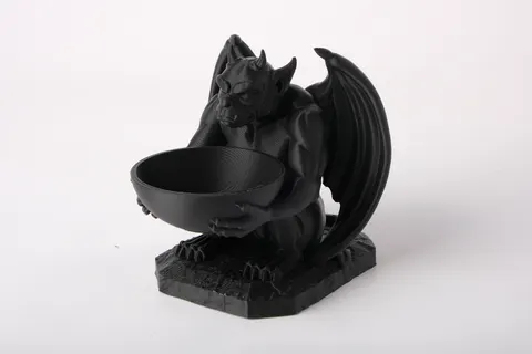 Gargoyle Bowl — 3D printed gothic figurine