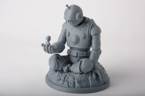 Gentle Giant Robot Sculpture — 3D printed bust sculpture