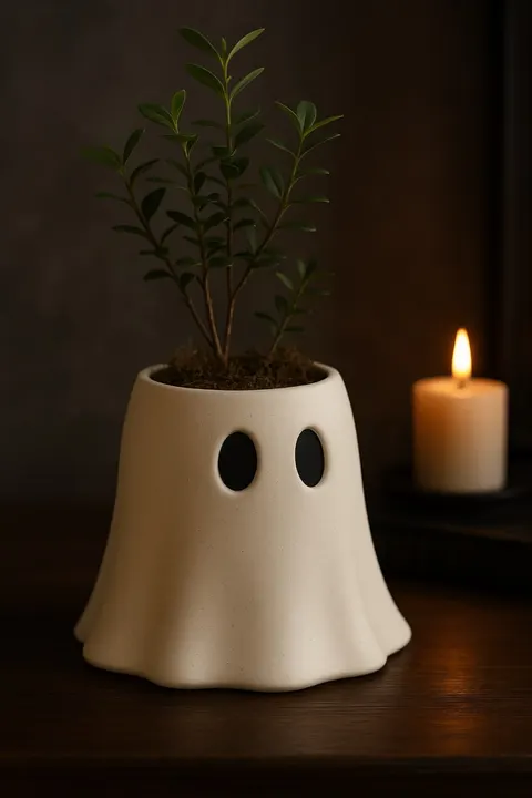 Ghost Pot — 3D printed seasonal vase