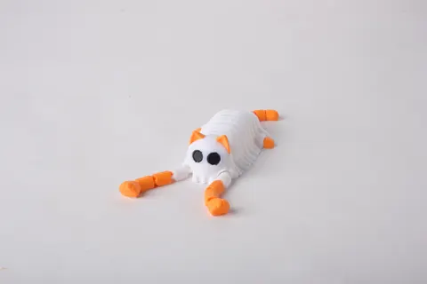 GhostCat Dangling Paws — 3D printed fidget toy