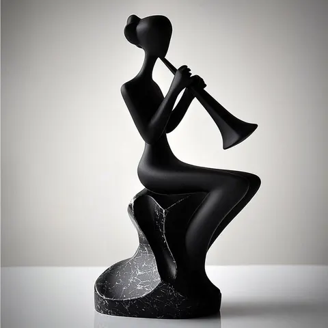 Girl Musician — 3D printed bust sculpture