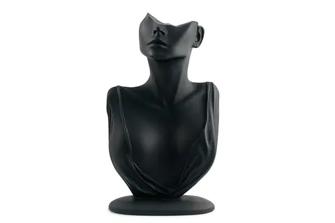 Girl With Cleavage Bust — 3D printed bust sculpture
