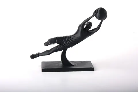 Goalkeeper Save Sculpture — 3D printed bust sculpture