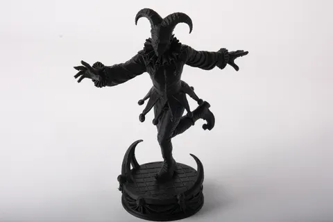 Gothic Jester Figurine — 3D printed gothic figurine