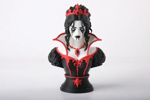 Gothic Vampire Queen Bus — 3D printed gothic figurine