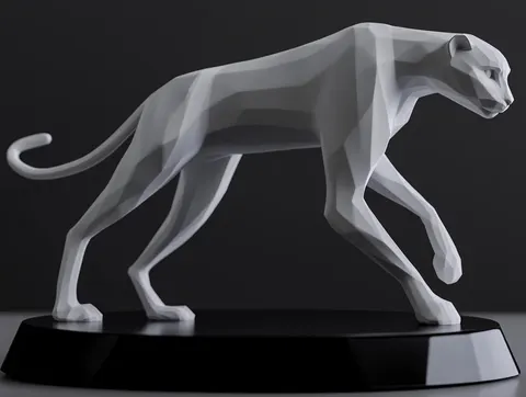 Graceful Panther — 3D printed flexi animal