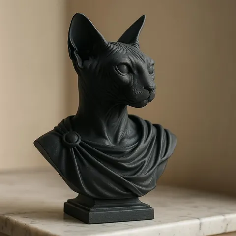 Greek Cat — 3D printed decor piece