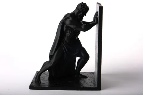 Greek Statue Bookend for Bookshelves — 3D printed bust sculpture