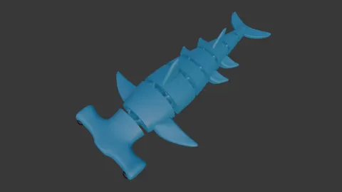 Hammerhead Shark — 3D printed flexi sea creature
