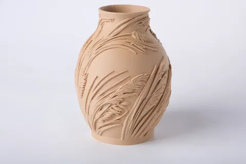 Harvest Wheat Vase — 3D printed botanical vase