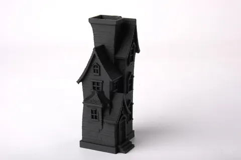 Haunted House Vase — 3D printed figural vase