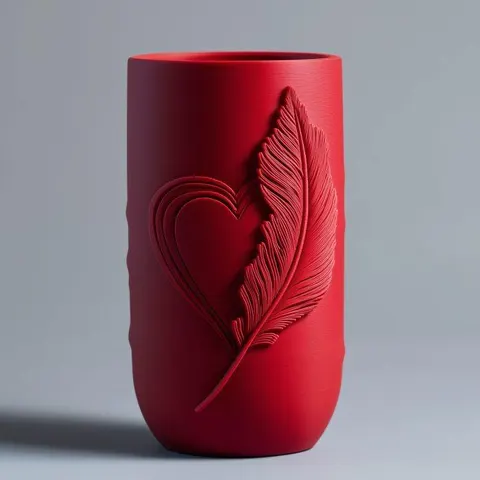 Heart And Arrow — 3D printed wall decor piece