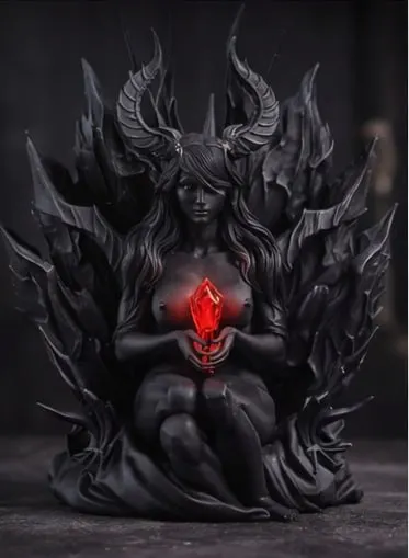 Heart Of The Abyss — 3D printed gothic figurine