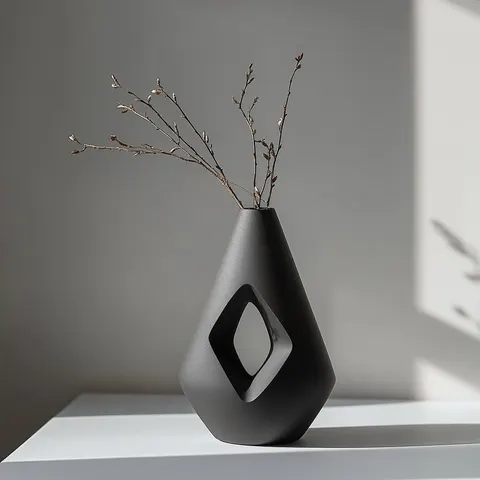 Holey Diamond — 3D printed geometric vase