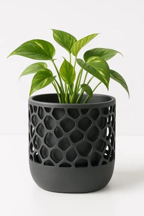 Holey Shock — 3D printed geometric vase