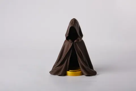 Hooded Ghost Candlestick — 3D printed lamp