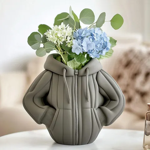 Hoody — 3D printed figural vase