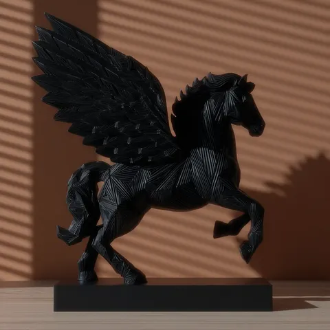 Horse With Texture — 3D printed animal figurine