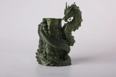 Imperial Dragon Vase — 3D printed figural vase