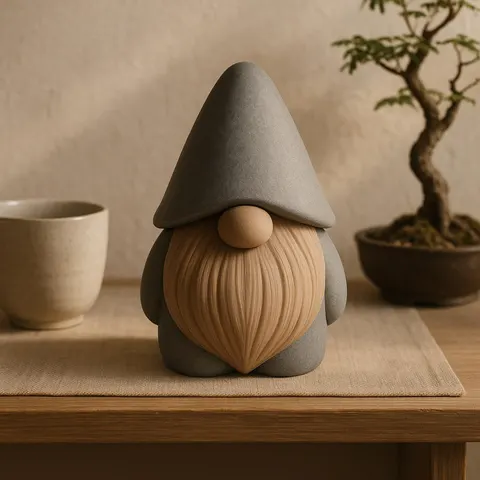 Interior Gnome — 3D printed bust sculpture