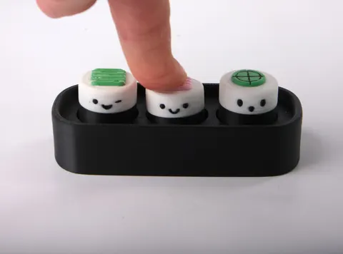 Kawaii Sushi Clicker Cute Fidget Toy Set — 3D printed fidget toy