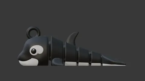 Killer Whale — 3D printed flexi sea creature