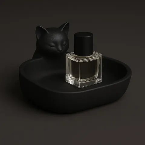 Kitten And Plate — 3D printed cat figurine