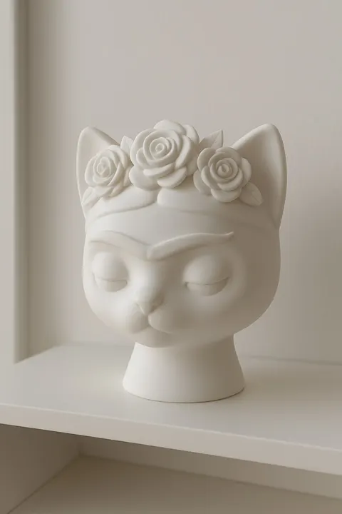 Kotofrida — 3D printed cat figurine