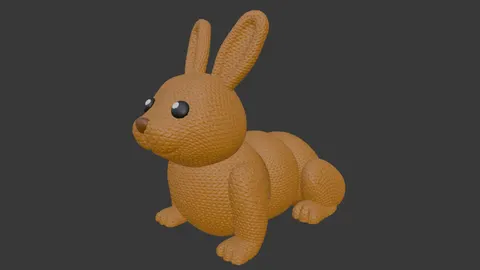 Krolik — 3D printed animal figurine