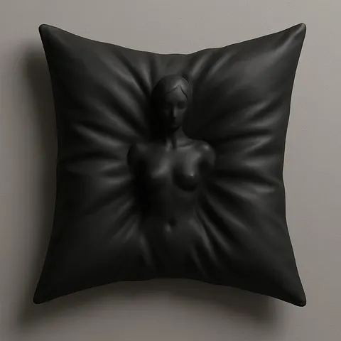 Lady On Pillow — 3D printed bust sculpture