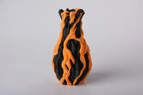 Lava Flow Vase — 3D printed figural vase