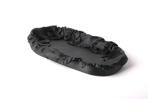 Leaf Border Tray — 3D printed botanical tray