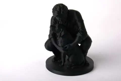 Loyal Companion Sculpture — 3D printed bust sculpture