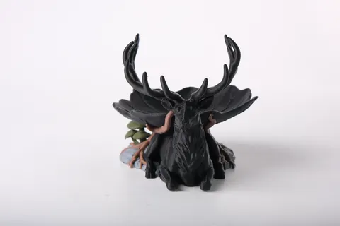 Majestic Deer Leaf Jewelry Tray — 3D printed animal tray