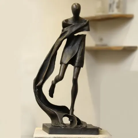 Man In Fabric — 3D printed bust sculpture