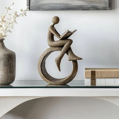 Man With Book — 3D printed bust sculpture