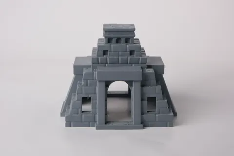 Mayan Pyramid Aquarium Decor — 3D printed decor piece