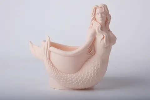 Mermaid Vase — 3D printed figural vase