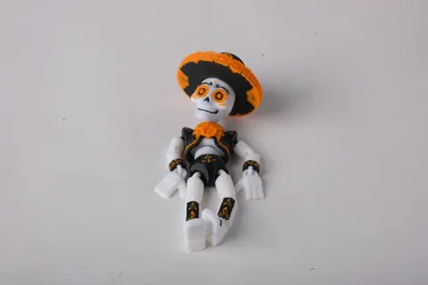 Mexican Skeleton — 3D printed flexi animal