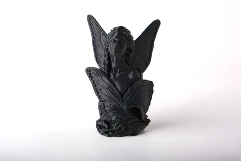 Midnight Chrysalis — 3D printed bust sculpture