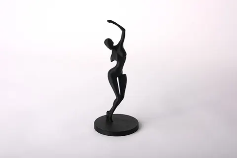 Minimalist Dancer Sculpture — 3D printed bust sculpture