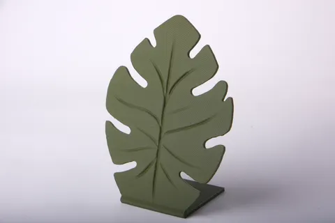 Minimalist Monstera Leaf Jewelry Stand — 3D printed botanical tray