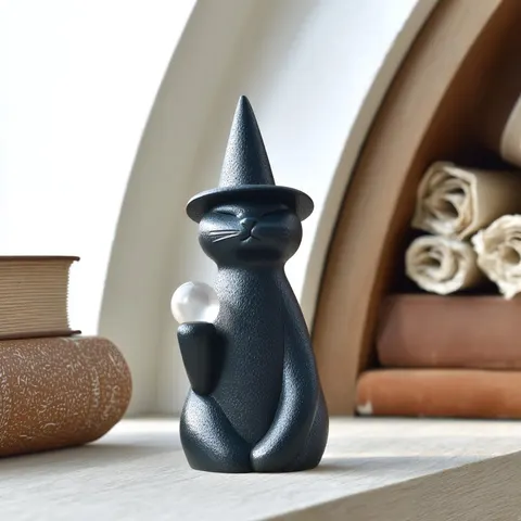 Кошка В Шляпе — 3D printed flexi animal
