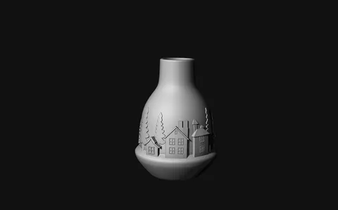 Ваза Дом Лес — 3D printed figural vase