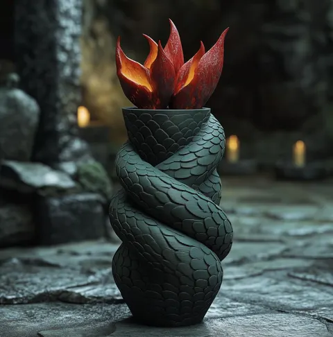 Ваза Змея — 3D printed figural vase