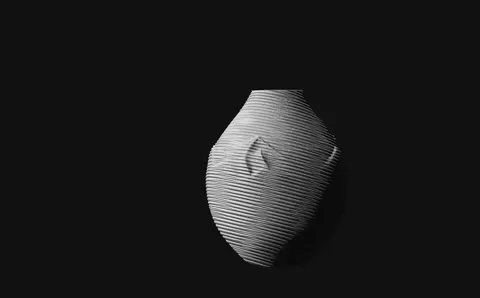 Ваза Пустыня — 3D printed geometric vase