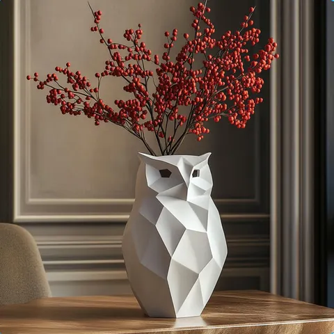 Ваза Сова — 3D printed figural vase